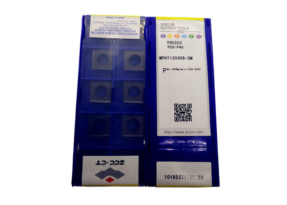 強い耐久性のZCCCTの炭化物の製粉の挿入物MPHT120408-DM YBC302
