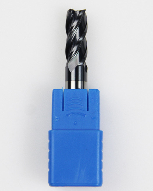 CNC/彫版機械のための4つのフルートHRC50/55/65の固体炭化物のコーナーの半径のエンド ミル